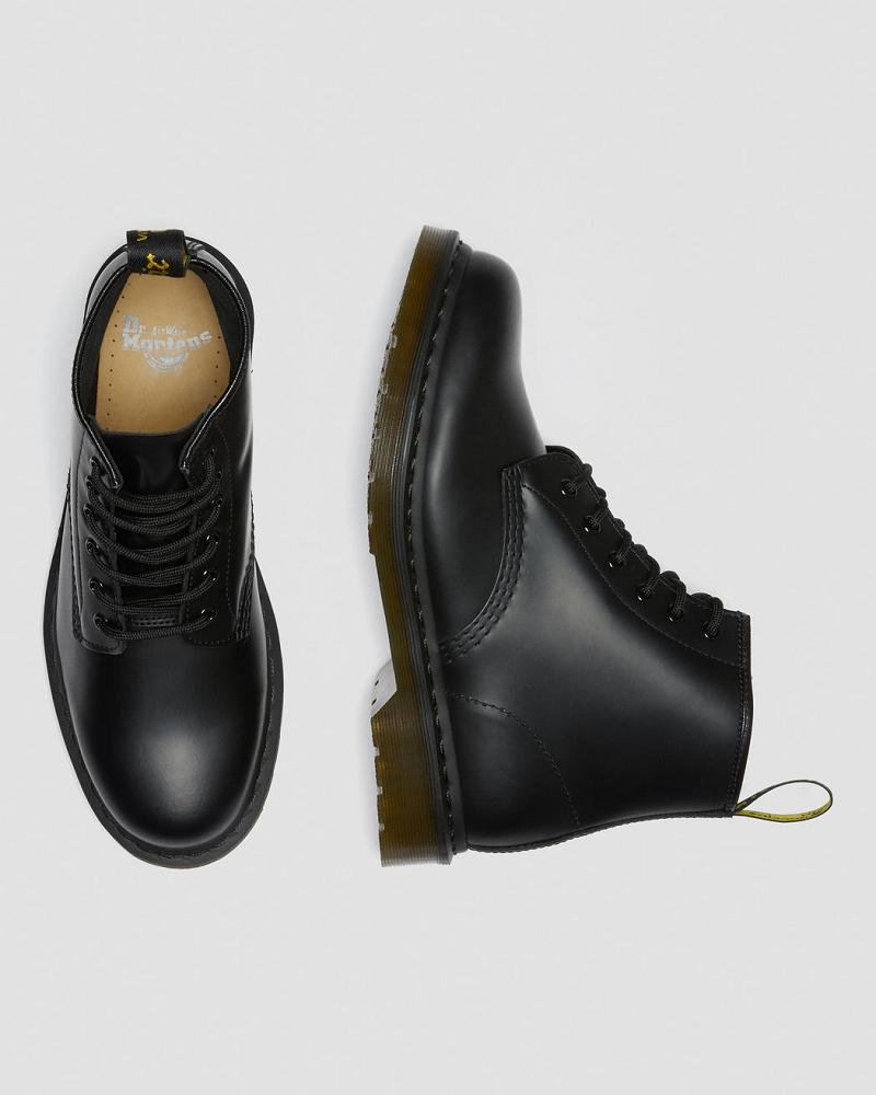 Botines Dr Martens 101 Smooth Cuero Hombre Negros | MX 38QMA